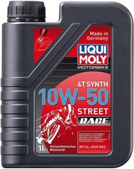 น้ำมันเครื่อง เกรดสังเคราะห์แท้100% Liqui Moly Race ● รุ่น 10W-50 Race ● เป็นน้ำมันเครื่องสังเคราะห์
