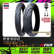 TAYAR KOMBO FKR TUBELESS TYRE RS900 (BUNGA TAJAM) 100/80-17 + 150/60-17 FOR YAMAHA R15