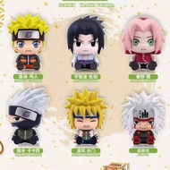 Genuine EAKI Naruto Shippuden Cute Sitting Series Naruto Figure Blind Box Toy Gift Desktop Decoratio