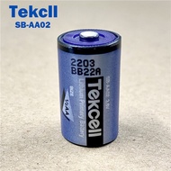 จากไทย Tekcell SB-AA02 3.6V 1/2AA ขนาด LS14250ER14250 แบตเตอรี่ ถ่าน มีแจ็ค ขาลงปริ้น ดั้งเดิม