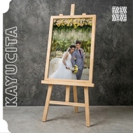 Pre-Wedding Photo Printing Package + Frame + Stand Size 12R (30x40cm) Custom 12R Photo Printing Wedd