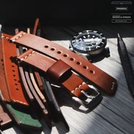 🇭🇰 包郵 🧡 PRIMRIA COFFEE BROWN 淺啡色 手工牛皮 真皮 錶帶  Full Grain Leather Watch Strap Band 適用 : Rolex Omega IW