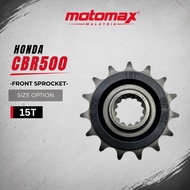 MOTOMAX 520 FRONT SPROCKET 15T RUBBER HONDA CBR500 CB500 HEAVY DUTY MOTORCYCLE SPROCKET - HONDA CBR5