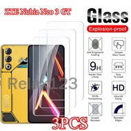3PCS Tempered Glass For ZTE Nubia Neo 3 GT 5G Neo3 GT Nubia Neo3GT 5G 2025 Clear Tempered Glass HD F