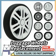 SG Stock Luggage Wheels Replacement Suitcase Wheels Repair Kit Axles Deluxe Luggage Swivel Wheels Rotation Suitcase Replacement Casters