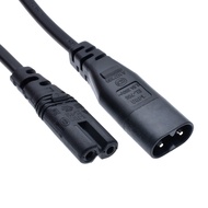 IEC 320 2-Pin C7 Female To C8 Male Figure 8 Power Adapter Extension Cable 30CM 1.8m 3M 5M IEC 320 2-
