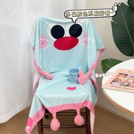 Office Shawl Nap Blanket Cover Leg Cover Blanket Small Blanket Dormitory Warm Wool Office Shawl Nap 