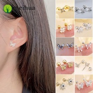 MEIHUAA Cartilage Stud, Shiny Cartilage Helix Stud Earrings, Individualistic Body Jewelry Sweet Ear 