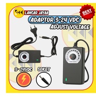 Adjustable Power Supply 3–24VDC – Adjustable Dimmer Adapter - Variable Power Supply