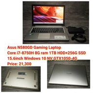Asus N580GD Gaming LaptopCore i7-8750H 8G