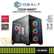 COBALT CG530-9060XT - AMD Ryzen 5 8400F - ASRock RX 9060 XT Challenger OC 8GB - 16GB RAM - 1TB SSD (