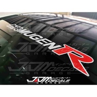Honda Mugen R Car Windscreen Vinyl Sticker