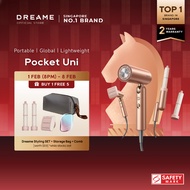 【NEW】Dreame Pocket Uni Hair Dryer | SmartVolt™ Global Voltage | Travel-Friendly | Curling, Unfrizz N