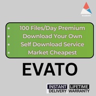 EVATO Premium Self Download Service Market Cheapest 100 Files/Day Instant Delivery Lifetime Warranty