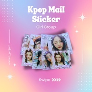 ( GROUPGirl) KPOP MAIL STICKER || SellKor Style Mail Stickers
