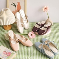 Berlynn Kai Flats - women's flats - daily comfy casual - Maryjane slip on sandals