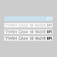 Sticker sticker twin cam 16 valve EFI TOYOTA soluna