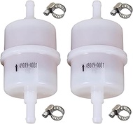 Jerkfily 2 Pack 49019-0031 490190031 Fuel Filter 10 Microns Compatible with Kawasaki EFI FR541V FR60