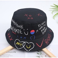 《 Original Blue Source Of Graffiti Fisherman Hat