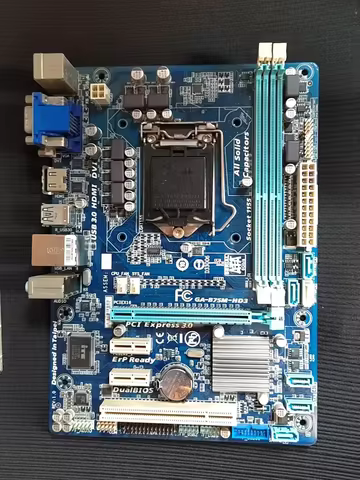 For Gigabyte GA-B75M-HD3Desktop Motherboard B75M HD3 Mainboard 100% Tested OK