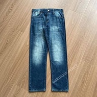 MOMOTARO JEANS 25SS日本製桃太郎潮流休閒水洗直筒赤耳丹寧牛仔長褲