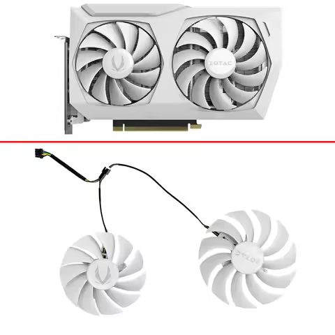 New 89MM 100MM GAA8S2U GA92S2U RTX3060 White GPU Fan For Zotac RTX 3060 Ti RTX 3060 AMP White RTX 30