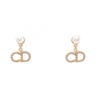 【二手】迪奧 (Dior) CD Logo 耳環 E4717WOMCY319 鍍金耳環 女士 全新