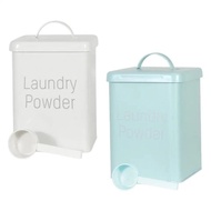 HTW shop Detergent storage box with lid and scoop Multipurpose Laundry Powder Detergent Container Bo