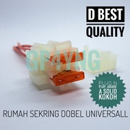 DOUBLE FUSE HOUSING 10AMP DX UNIVERSAL