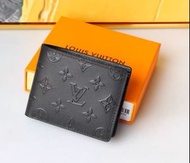 Louis Vuitton LV leather folding short wallet card holder ID bag coin purse