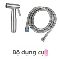 Thép Không Gỉ Cầm Tay Bidet Xịt Bộ Tự Làm Sạch Tắm Cho Phòng Tắm Vệ Sinh Tay Bidet Vòi Treo Tường