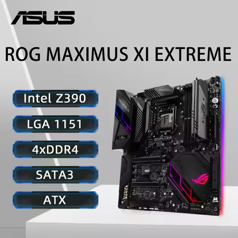 ASUS ROG MAXIMUS XI EXTREME Motherboard LGA1151 Support Core i5-9400F 8600K i7-9700F i9-9900KF CPU I