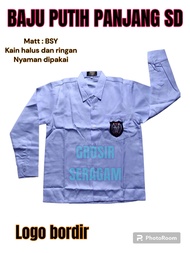 BAJU PUTIH PANJANG SD BSY