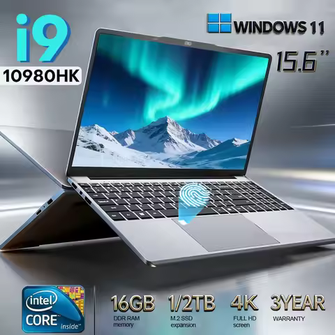 15.6“ Gaming Laptop Computer Wins 11 Intel Core i9 8950HK i3 6100 16GB RAM 1TB SSD Fingerprint Unloc