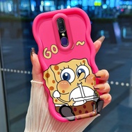 Casing Hp Untuk OPPO F11 A9 2019 A9X F9 F9 Pro Realme 2 Pro U1 Case SpongeBob Patrick lucu pola Cesi