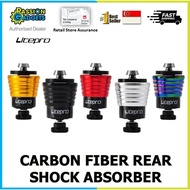 Litepro Carbon Fiber Rear Shock Absorber Bicycle Spring Titanium Axle Trifold Bike Pikes 3Sixty Camp Royale