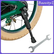 [Baosity2] 2x Kids Bike Kickstand Parking Rack Easy Install Kick Stands Kids Bikes Single Side Stand for Replacement Parts Accessories Folding Bikes