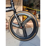 Luce 3 Spoke Carbon wheelset 20" 451 Clearance