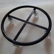 4 wheel iron gas tank rack roller / roda tong gas / trolley gas / gas trolley