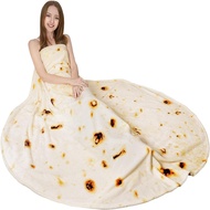 Burrito Throw Blanket Blanket Burger Blanket Mexican Wool Wool Blanket Blanket Funny Sofa Blanket To