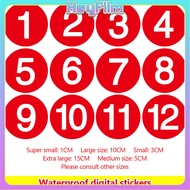 Labels Number Stickers 1-100 Number Stickers Consecutive Number Stickers Self-Adhesive Decal Waterpr