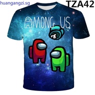 New Fashion 3D Printed T Shirts XS-6XL Game Among Us Trend Casual Adult Men and Women Short Sleeve T-shirt