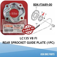 Yamaha Original LC135 V8 FI Rear Sprocket Guide Plate / Piring Penutup Sprocket Belakang - BDK-F5689