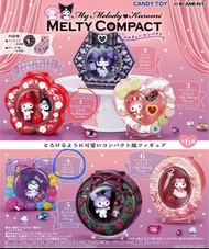 Re-Ment My Melody Kuromi Melty Compact 公仔 rement 盲盒 melody kuromi盲目