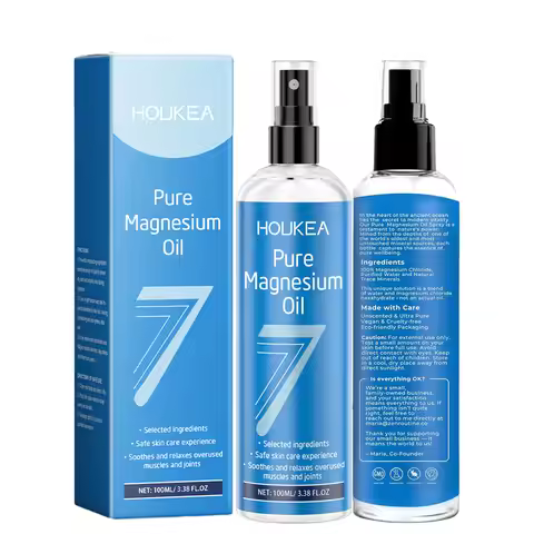Pure Magnesium Oil Spray Grade Magnesium Chloride Liquid for Foot & Body Care Spray for Improve Roug