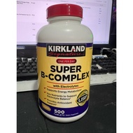Super B-Complex with Electrolytes 500 tablets Dietary Supplement Vitamin B Complex