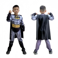 Halloween New Style Blue Batman Children Male Performance Costume Batman Muscle Costume cos Prom Cos