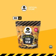 IRVINS ชุดเซ็ทหนังปลาทอดกรอบเคลือบไข่เค็ม (Salted Egg Fish Skin Value Set) ขนาด 80 g x 3 pcs