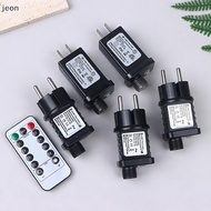 [jeon] EU/US/UK Plug 220V/110V to 31V/24V/5V 6W IP44 LED Power Supply Adapter with 8 Modes