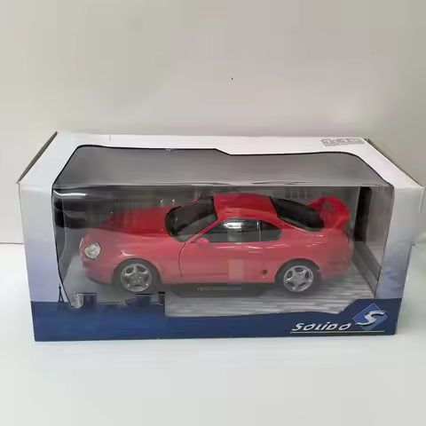 Diecast SOLIDO 1/18 Scale TOYOTA SUPRA MK4 1993 X4 Alloy Car Model